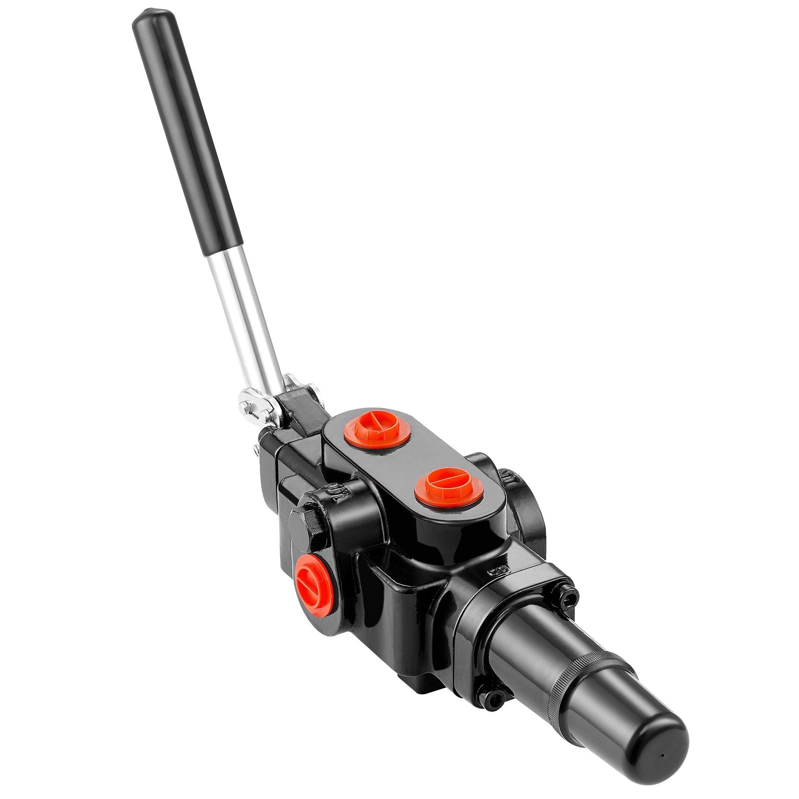 VEVOR Hydraulic Log Splitter Valve 1 Spool, 25 GPM Hydraulic Directional Control Valve, 3626PSI Hydraulic Loader Valve, Hydraulic Joystick Control Valve for Small Tractors, Loaders, Log Splitter 