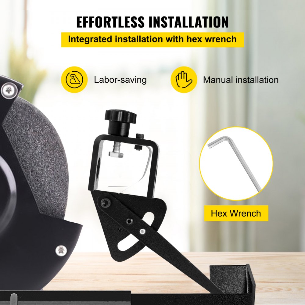 VEVOR Vari-Grind Jig, 3/4\' Diameter of the Hole Vari-Grind Attachment, Fit for 0.63\' Bowl Gouges Grinding Jig with Vari-Grind, Large Hole Vari-Grind Attachment for the Wolverine Sharpening System 