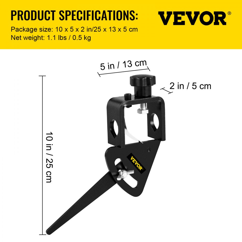 VEVOR Vari-Grind Jig, 3/4\' Diameter of the Hole Vari-Grind Attachment, Fit for 0.63\' Bowl Gouges Grinding Jig with Vari-Grind, Large Hole Vari-Grind Attachment for the Wolverine Sharpening System 