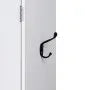Hall Tree with Bench and Shoe Storage | 63" Wide 4-in-1 Entryway Hall Tree | White