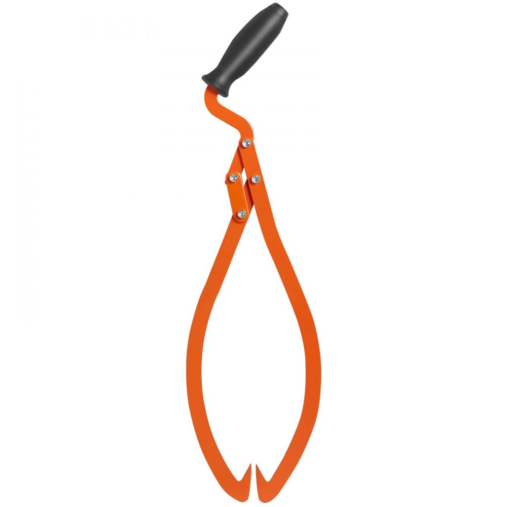 VEVOR Log Tongs, 20 inch 2 Claw Logging Skidding Tongs Non-Slip Grip, Steel Hand Log Grapple with 110 lbs Loading Capacity, Log Lifting, Handling, Dragging & Carrying Tool 