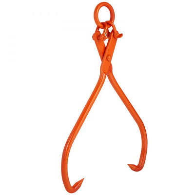 VEVOR Log Skidding Tongs, 32 inch 2 Claw Log Lifting Tongs, Heavy Duty Steel Lumber Skidding Tongs, 1543 lbs/700 kg Loading Capacity, Log Lifting, Handling, Dragging & Carrying Tool 