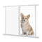VEVOR RV Screen Door Protector 24 x 26 in Door Grille for Pet Protection White