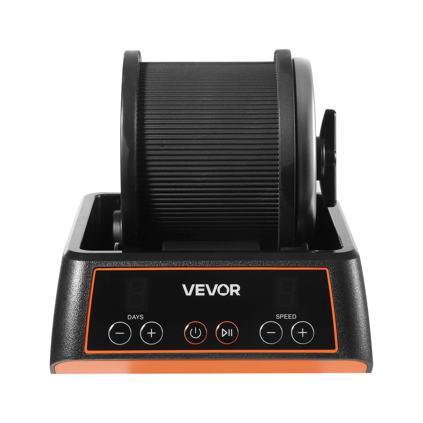 VEVOR Rock Tumbler, 1 lb Rock Polishing Machine, Rocks Tumbling Kit with 4-Speed Adjustment, 1–9 Day Timer, Direct Drive Motor Rocks Polishing Kit for Rose Quartz, Amethyst, Quiet Operation 