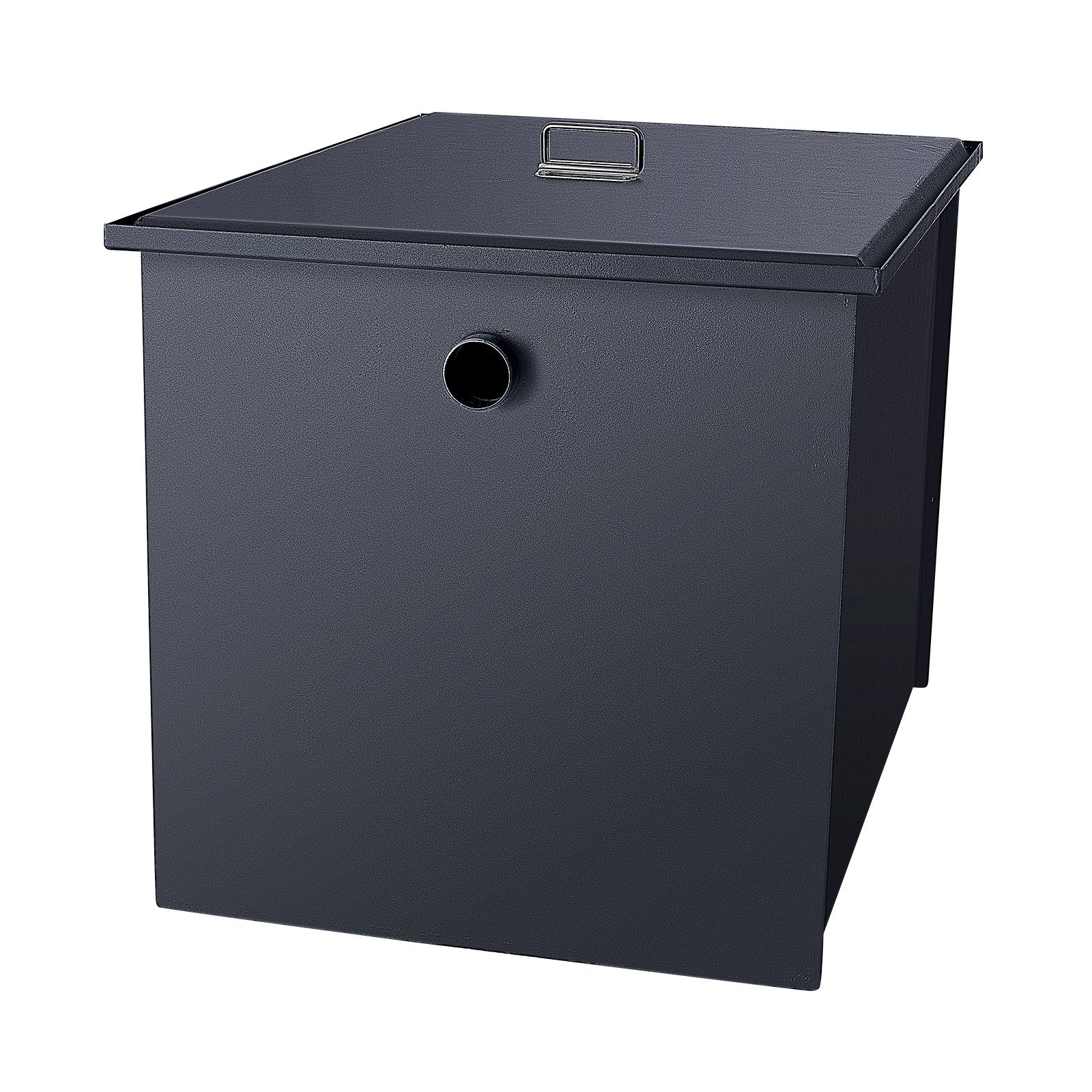 VEVOR Commercial Grease Trap, 40 LBS Grease Interceptor, Side Inlet Interceptor, Under Sink Carbon Steel Grease Trap, 15.2 GPM Waste Water Oil-water Separator, for Restaurant Canteen Home Kitchen 