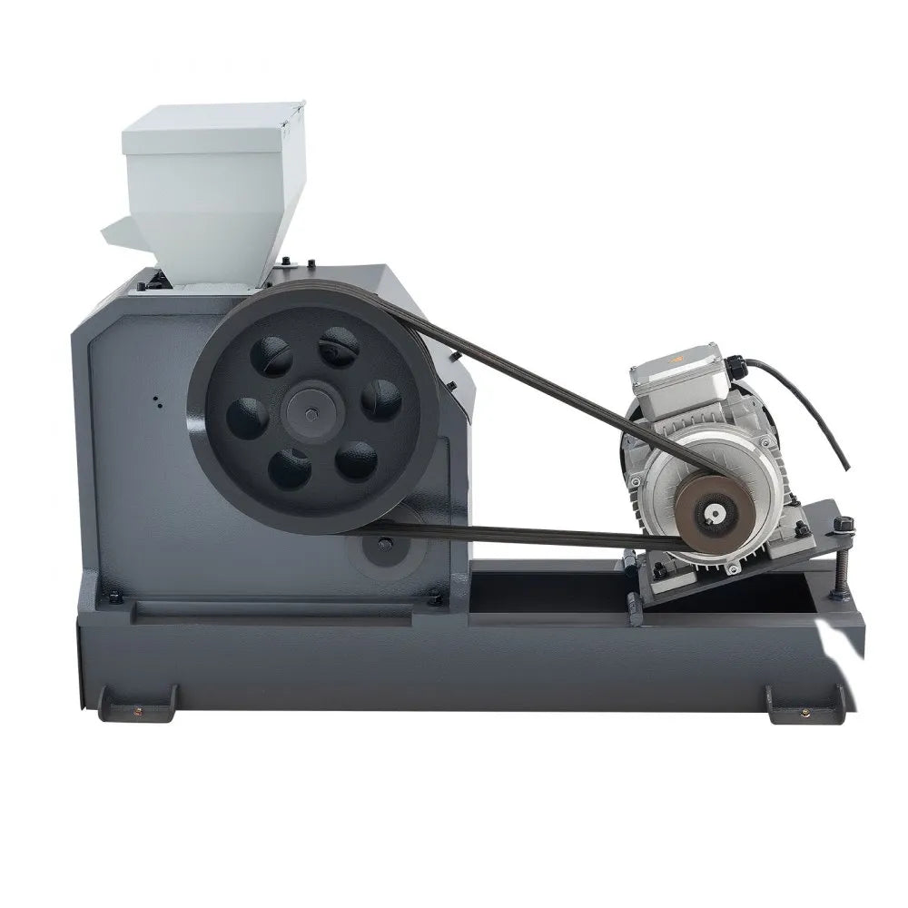 VEVOR Jaw Crusher Machine, 4KW High Power Rock Stone Crush Machine, 7.87 x 9.65 inch Feeding Port, 1740 RPM Speed Stone Shatter Grinder, Electric Stone Shatter 220V, for Rock Coal Glass Bottle 