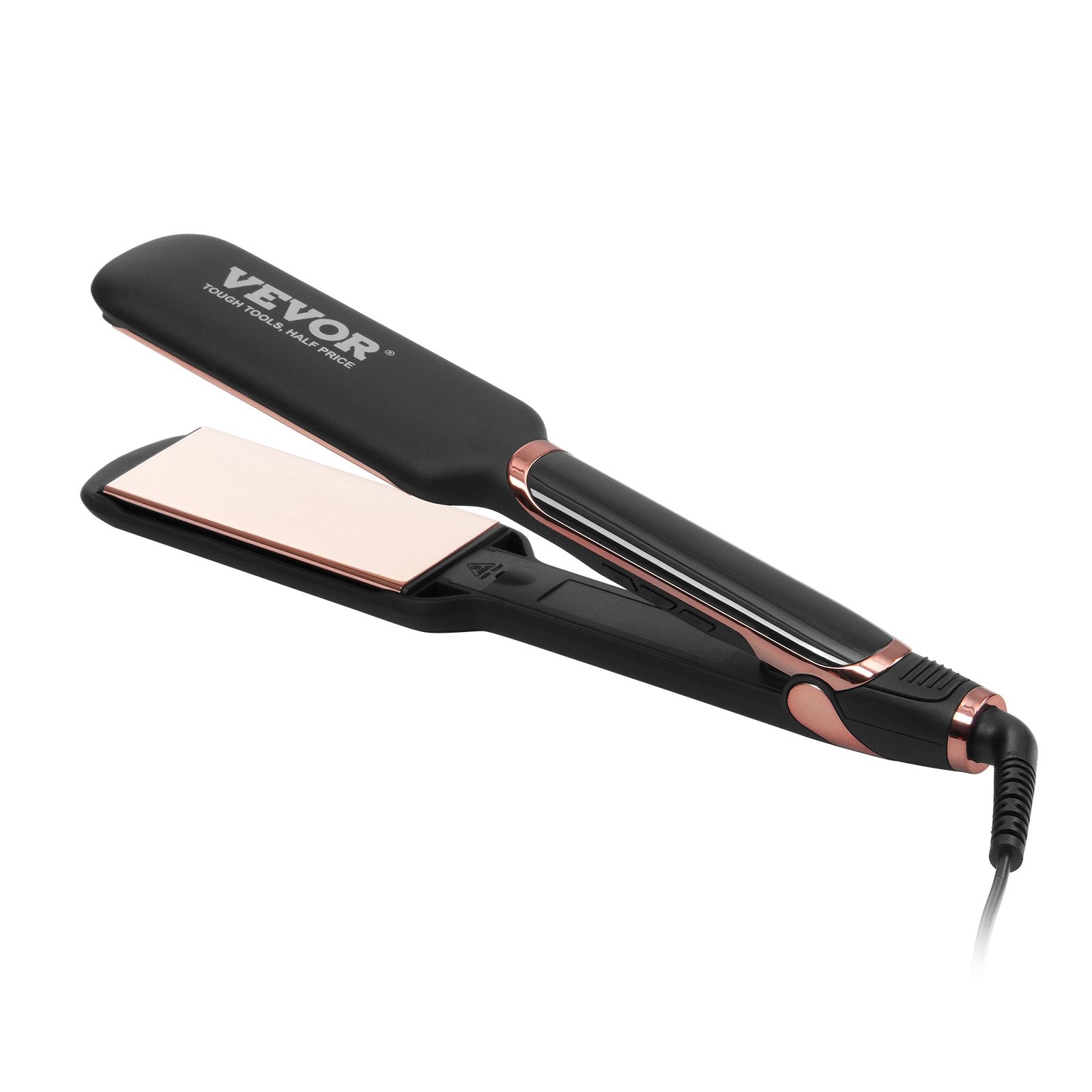 VEVOR 2-inch Hair Straightener Flat Iron with Infrared Technology & Negative Ion 