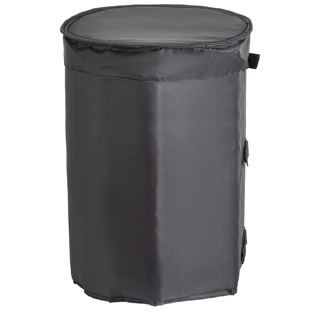 VEVOR Drum Blanket Heater 55 Gal/208 L, Drum Heater 1300W, Heating Blanket Industrial, Max Thermostat Fixed 145?, with Adjustable Digital Thermostatic Controller, Full-Wrapped Design for Rapid Heating 