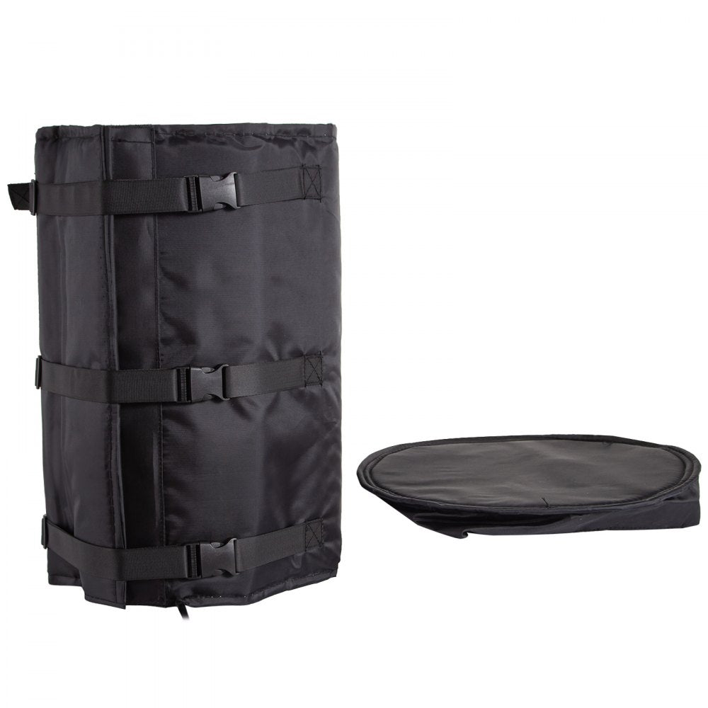 VEVOR Drum Blanket Heater 55 Gal/208 L, Drum Heater 1300W, Heating Blanket Industrial, Max Thermostat Fixed 145?, with Adjustable Digital Thermostatic Controller, Full-Wrapped Design for Rapid Heating 