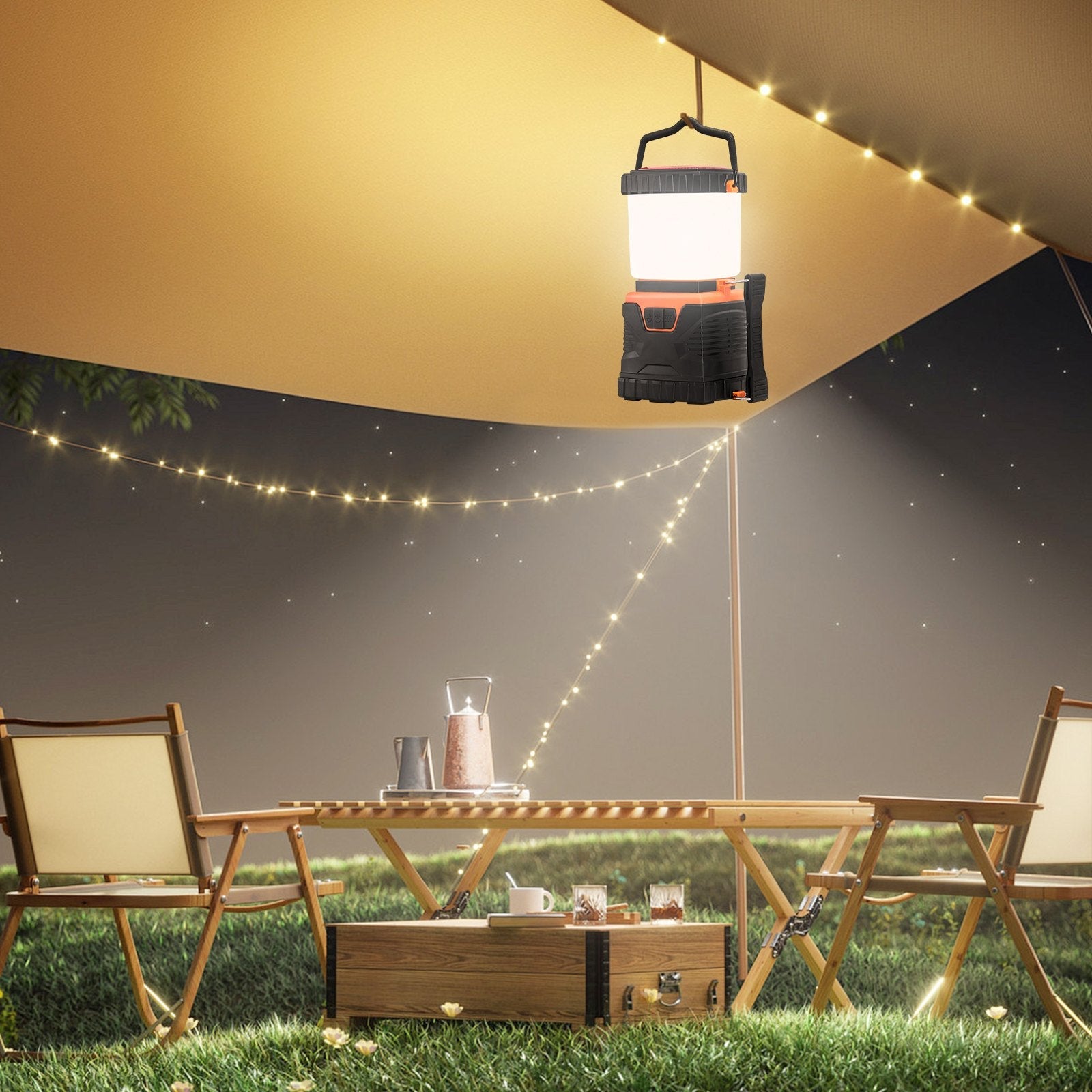 VEVOR LED Camping Lantern Battery Powered All-in-one for Exceptional Experience 