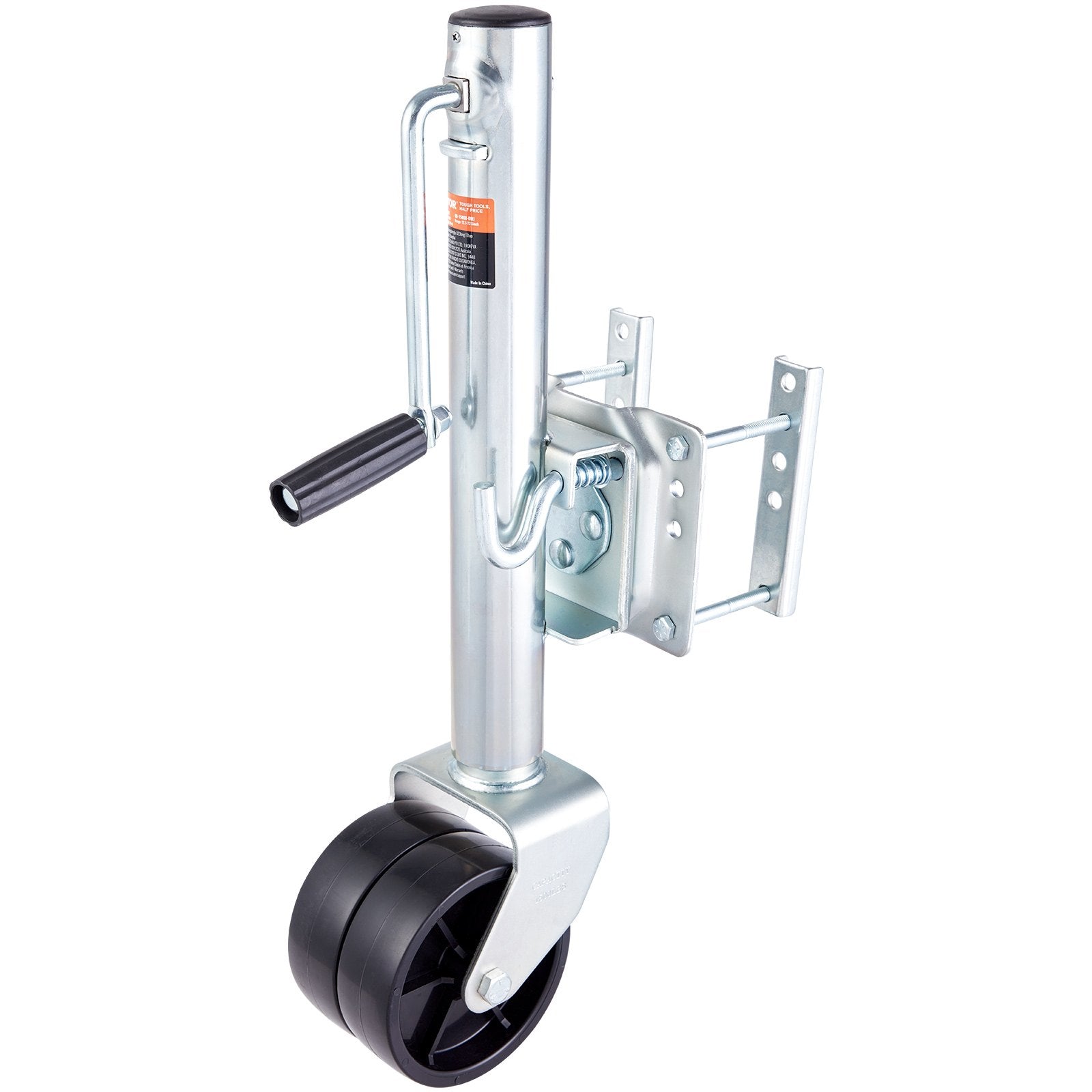 VEVOR Trailer Jack, Boat Trailer Jack 35.3 in, Bolt-on Trailer Tongue Jack Weight Capacity 1500 lb, with PP Wheels and Handle for lifting RV Trailer, Horse Trailer, Utility Trailer, Yacht Trailer 