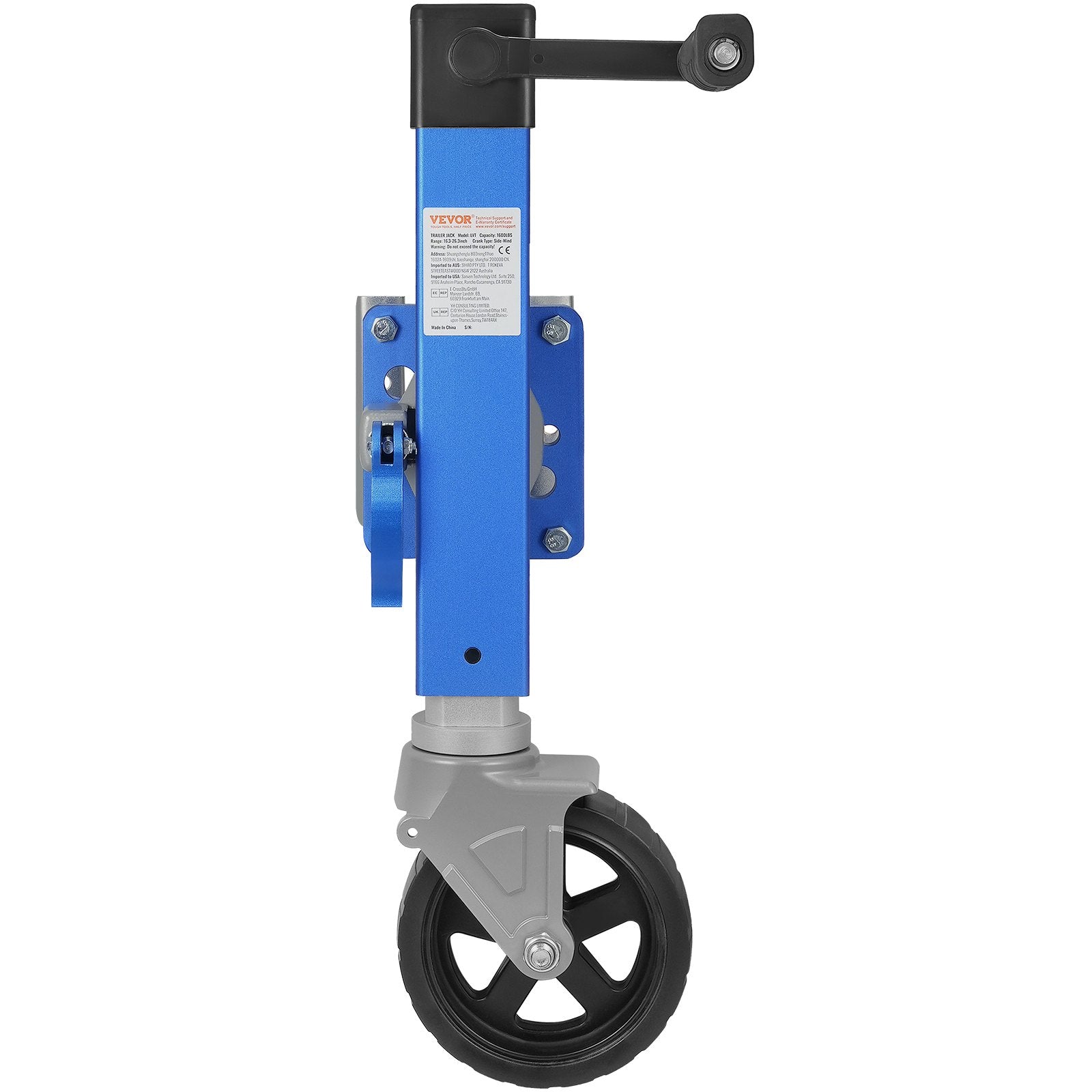 VEVOR Boat Trailer Jack Marine Heavy Duty Swivel Mount Tongue Jack 1600 lbs Load 