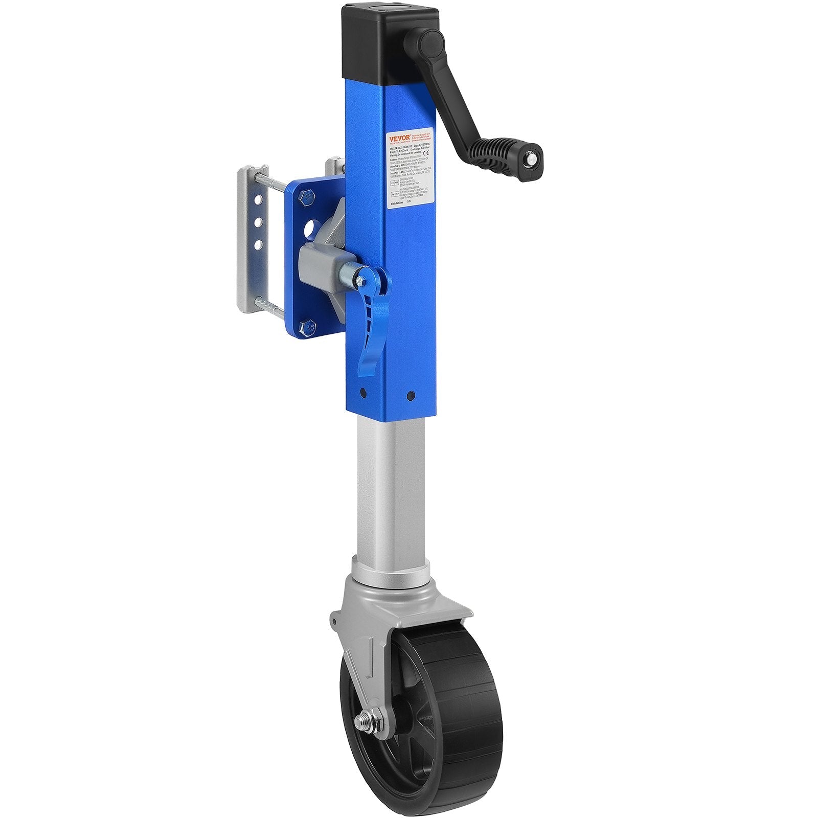 VEVOR Boat Trailer Jack Marine Heavy Duty Swivel Mount Tongue Jack 1600 lbs Load 