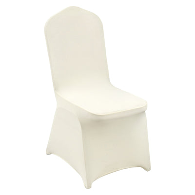 VEVOR 30PCS White Stretch Spandex Folding Chair Covers for Wedding Party Dining 