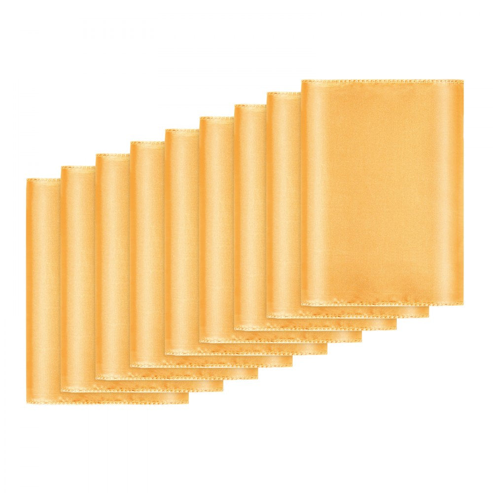 VEVOR Stretch Spandex Chair Sashes Bows, Chair Slipcover and Stretch Chair Sash, Elastic Chair Bands, Fitting Wedding, Holiday, Banquet, Party, Celebration Chair Decoration (50 PCS Gold) 