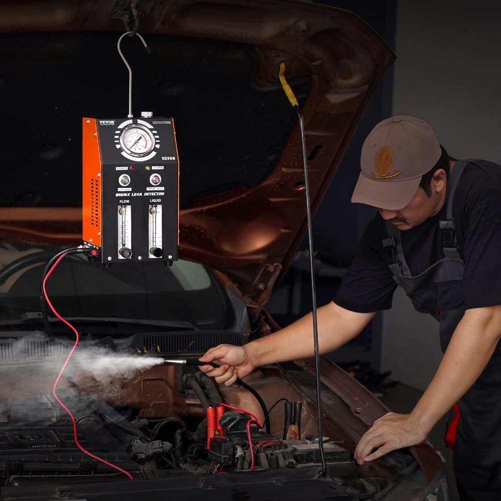 VEVOR Automotive Smoke Machine EVAP Vacuum Leak Detector with Built-in Air Pump 