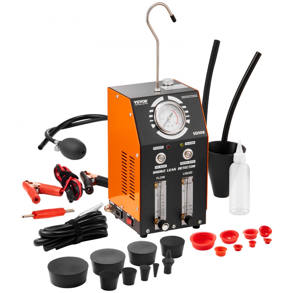 VEVOR Automotive Smoke Machine EVAP Vacuum Leak Detector with Built-in Air Pump 