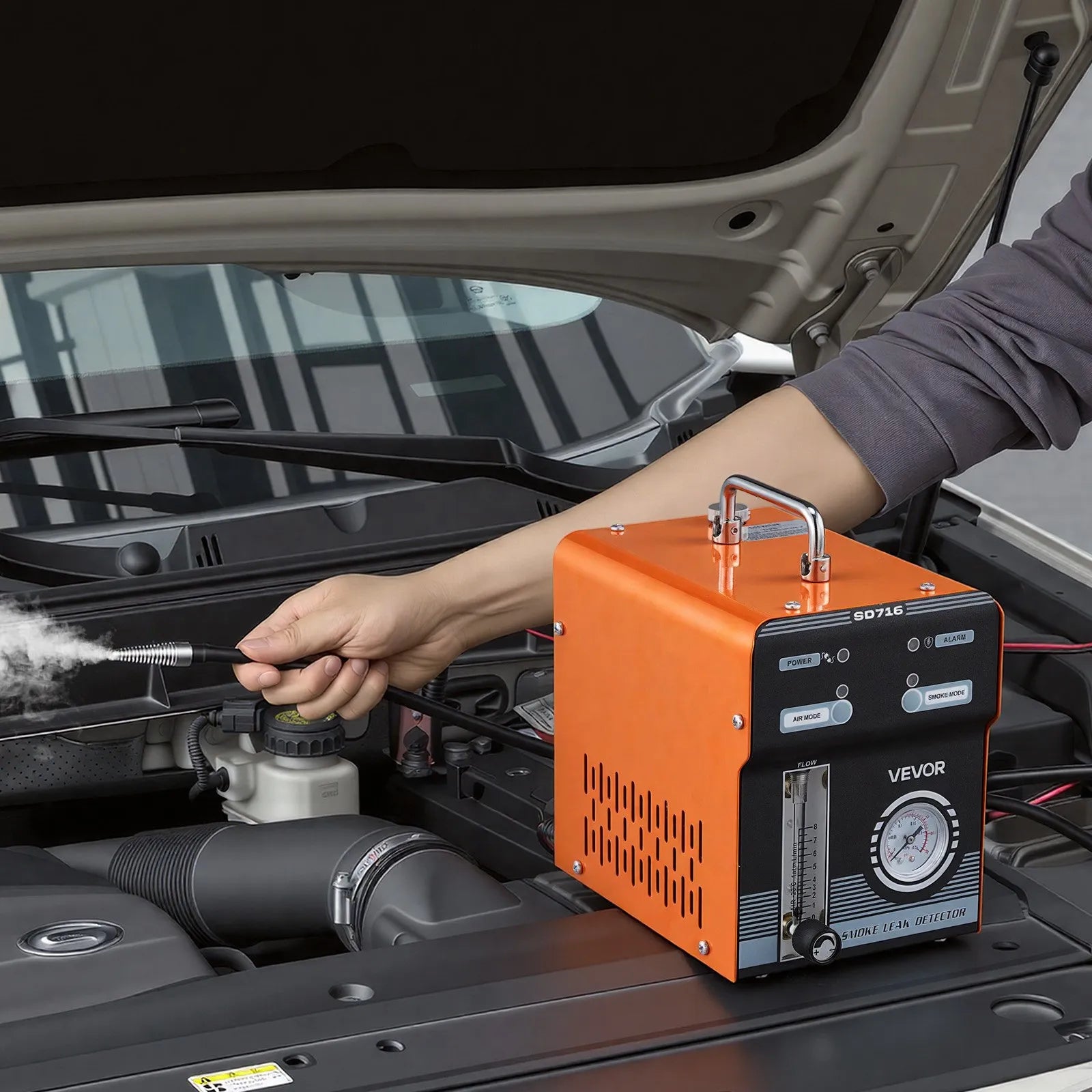 Automotive Smoke Machine Leak Detector – 12V EVAP & Vacuum Diagnostic Tester