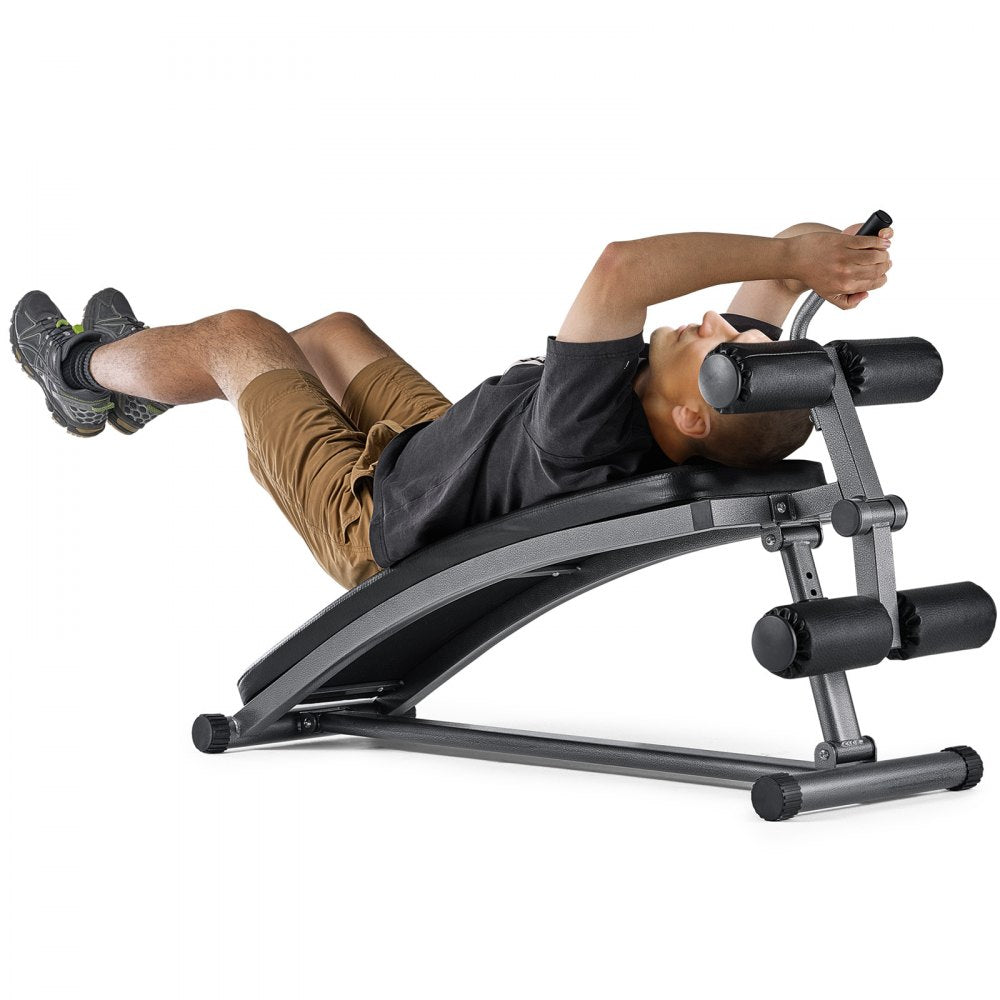 VEVOR Weight Bench Adjustable Situp Incline Bench for Home Gym Strength Training 