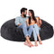 VEVOR Round Bean Bag Chair with Removable & Washable Cover for Adult Giant Black