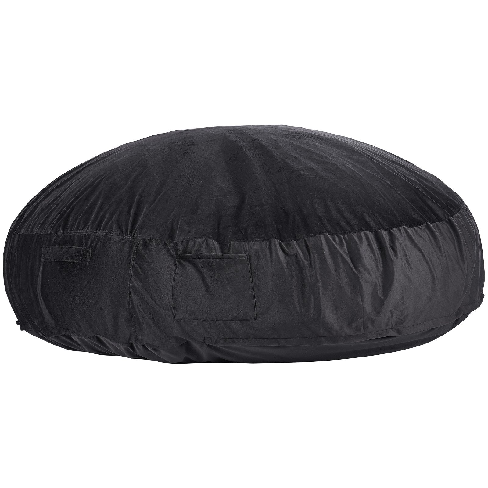 VEVOR Round Bean Bag Chair with Removable & Washable Cover for Adult Giant Black 