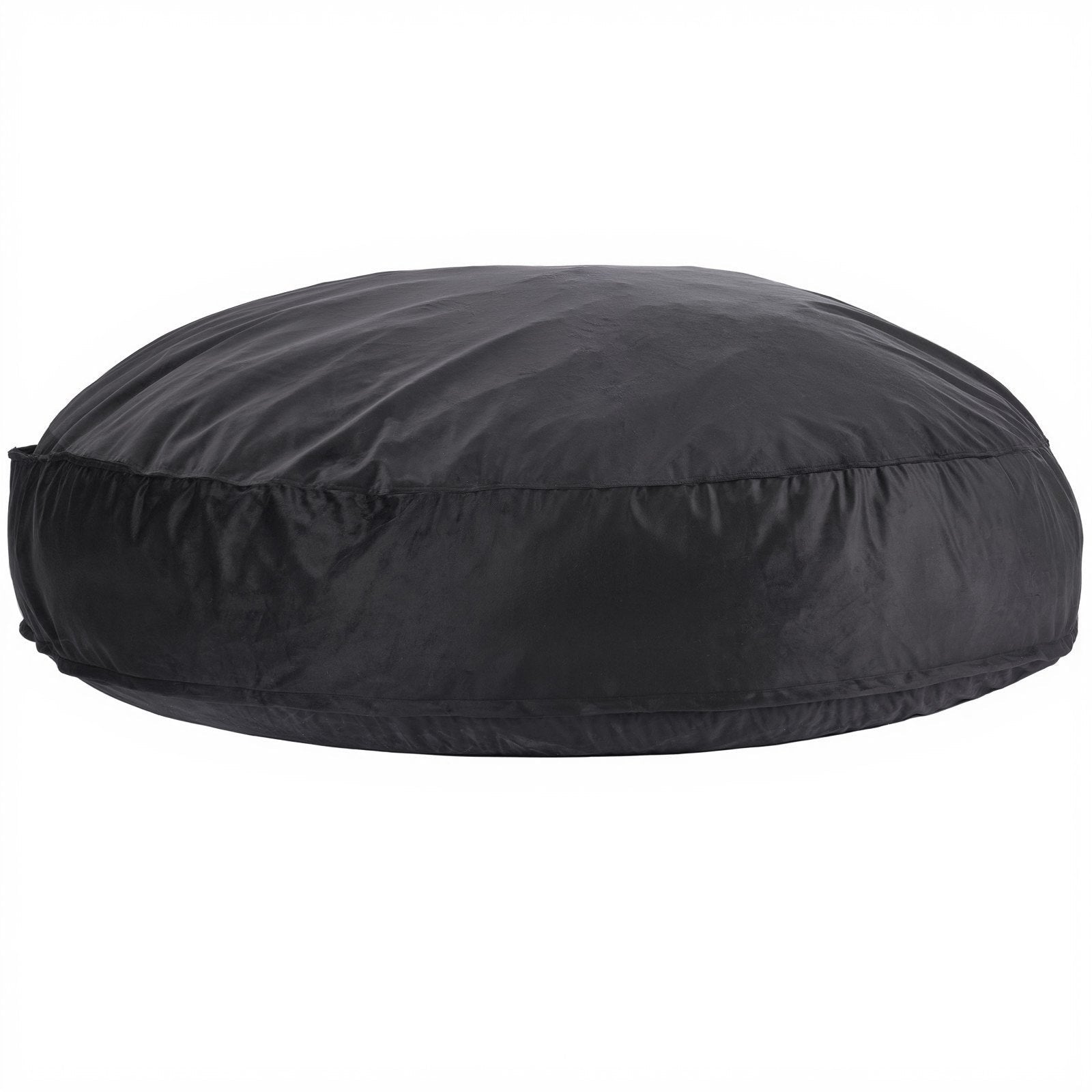 VEVOR Round Bean Bag Chair with Removable & Washable Cover for Adult Giant Black 