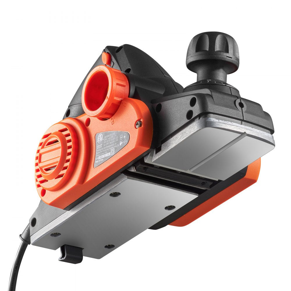 VEVOR Electric Hand Planer, 3-1/4" width Corded Electric Hand Planer, 16500 RPM High-Speed Powerful Electric Handheld Planers for Woodworking, Wood Chamfer DIY, Smooth Finish Carpentry Tool, FCC-SDoC 