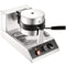 VEVOR Commercial Waffle Maker, 1 Piece per Batch, 1300W Round Waffle Iron, Non-Stick Waffle Baker Machine with 122-572? / 50-300? Temp Range Teflon-Coated Baking Pans Stainless Steel Body, 120V