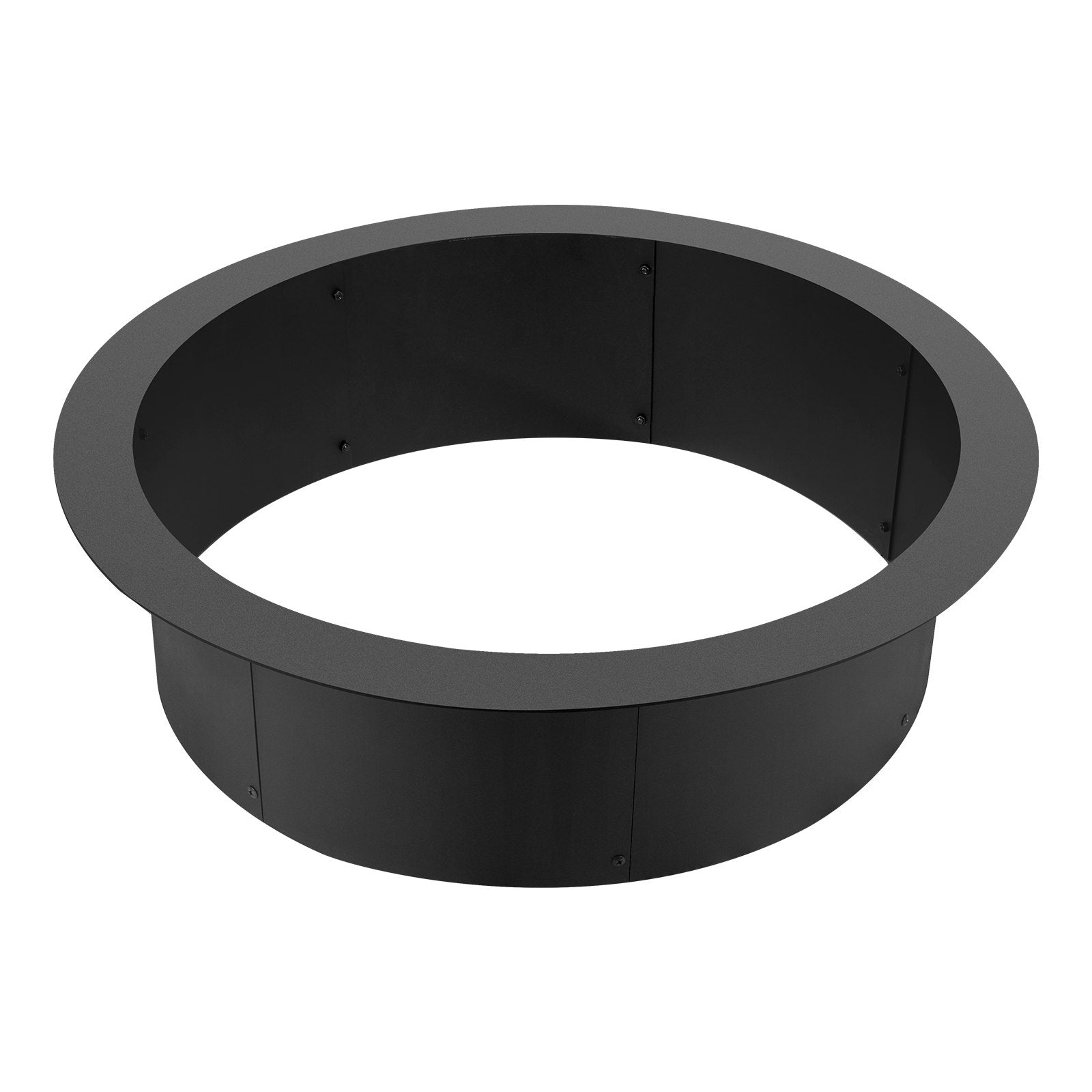VEVOR Fire Pit Ring Round 36 Inch Outer Steel Liner DIY Campfire Ring Firepit 