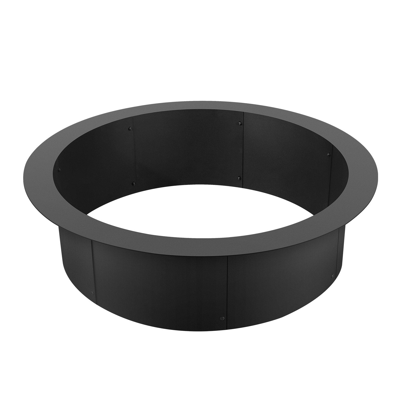 VEVOR Fire Pit Ring Round 36 Inch Outer Steel Liner DIY Campfire Ring Firepit 