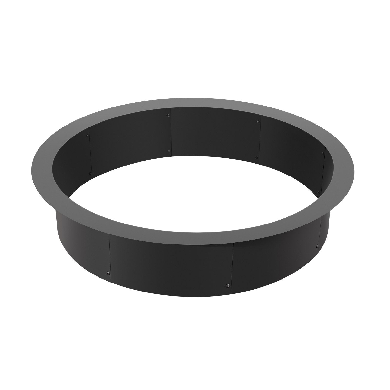 VEVOR Fire Pit Ring Round 40 Inch Outer Steel Liner DIY Campfire Ring Firepit 