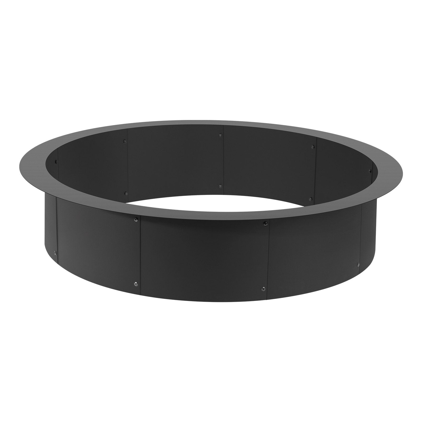 VEVOR Fire Pit Ring Round 44 Inch Outer Steel Liner DIY Campfire Ring Firepit 