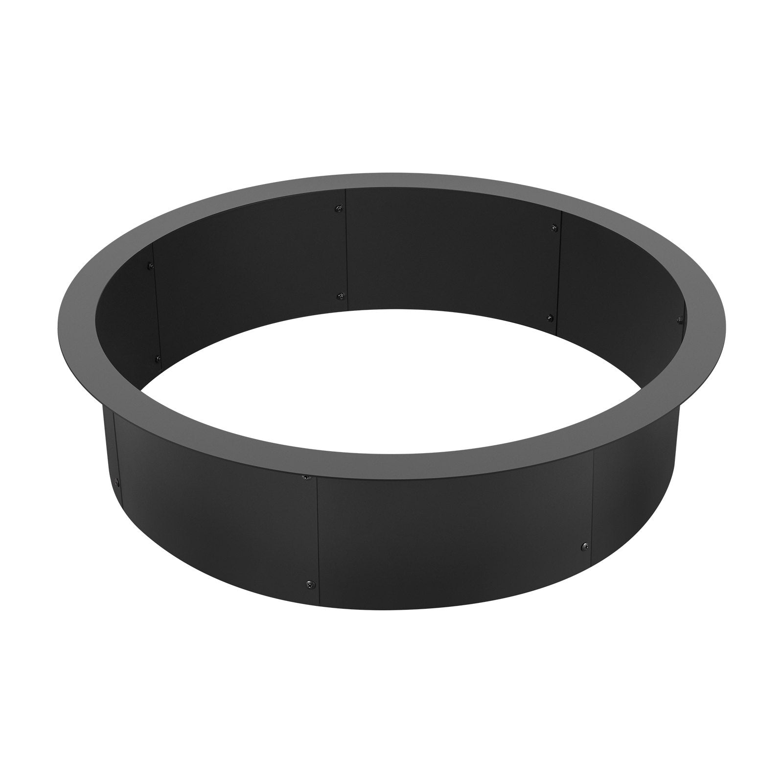 VEVOR Fire Pit Ring Round 35 Inch Outer Steel Liner DIY Campfire Ring Firepit 