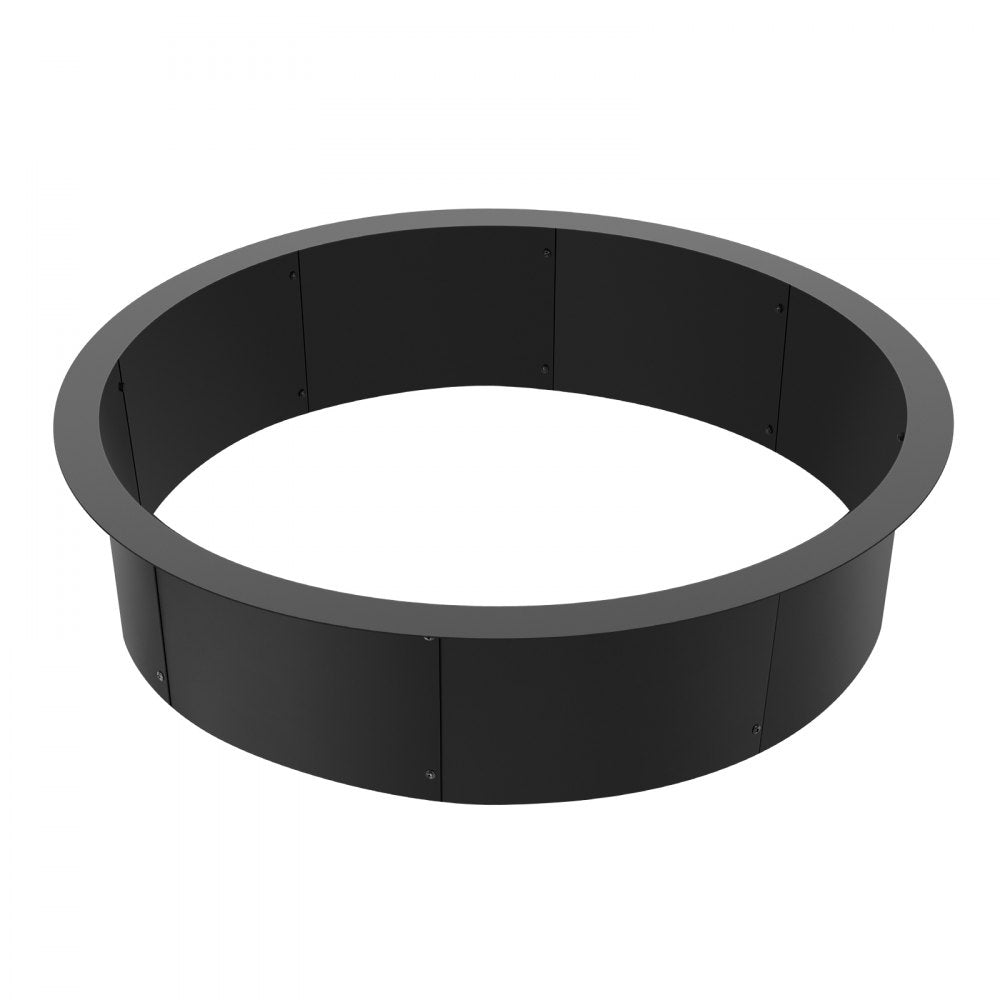 VEVOR Fire Pit Ring Round 45 Inch Outer Steel Liner DIY Campfire Ring Firepit 