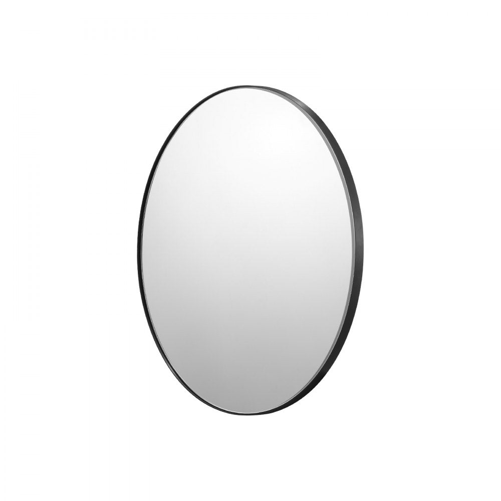 VEVOR Round Wall Mounted Mirror 30 in Mirror with Aluminium Alloy Frame 