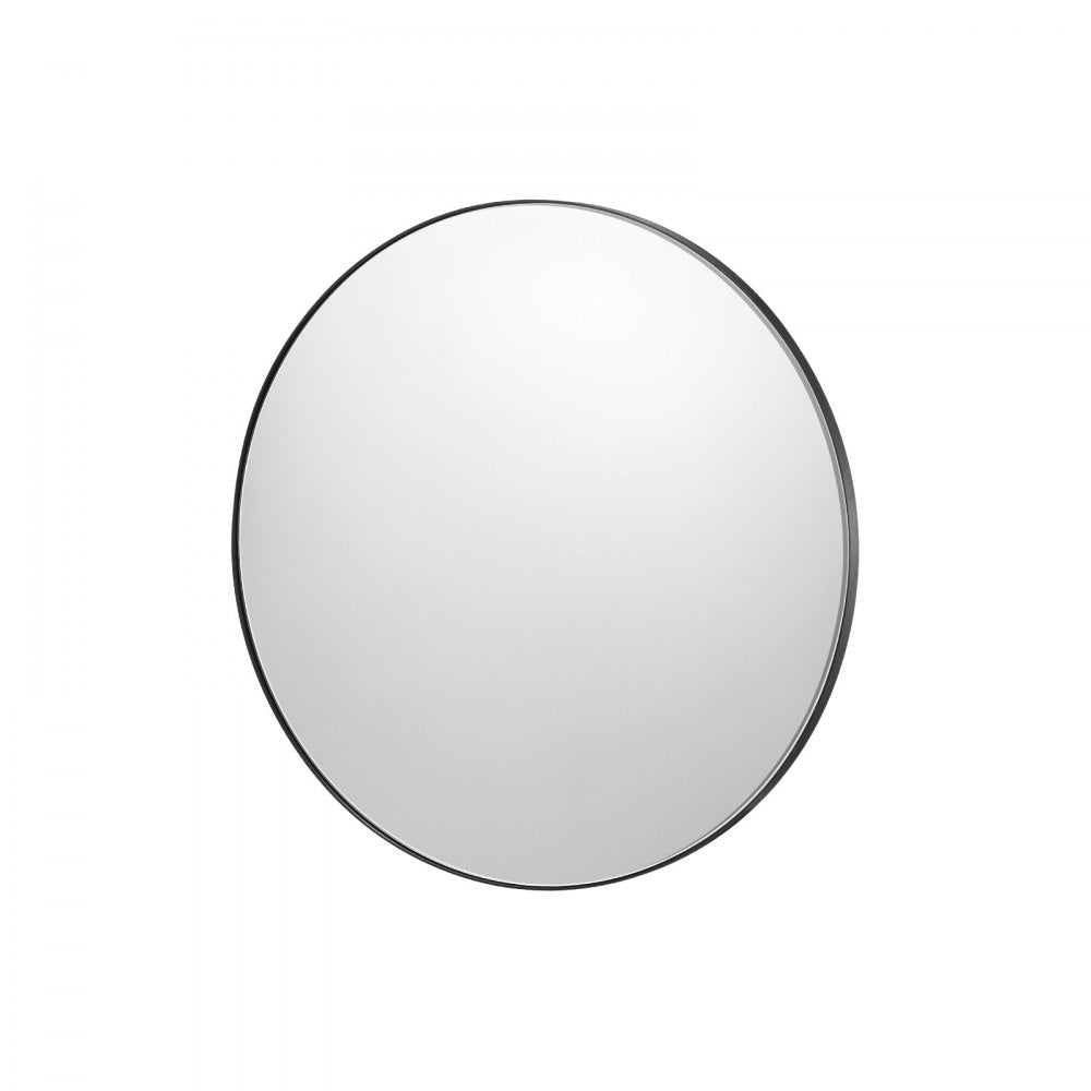 VEVOR Round Wall Mounted Mirror 30 in Mirror with Aluminium Alloy Frame 