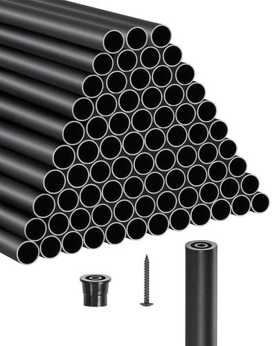 VEVOR Staircase Balusters 101 Pack 36 In Aluminum Spindles with Screws/Rail Caps 