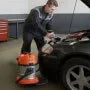 13L Walnut Blaster Engine Carbon Cleaning Machine with Trolley, 1200W, Includes 23 Adapters & Walnut Shell Media