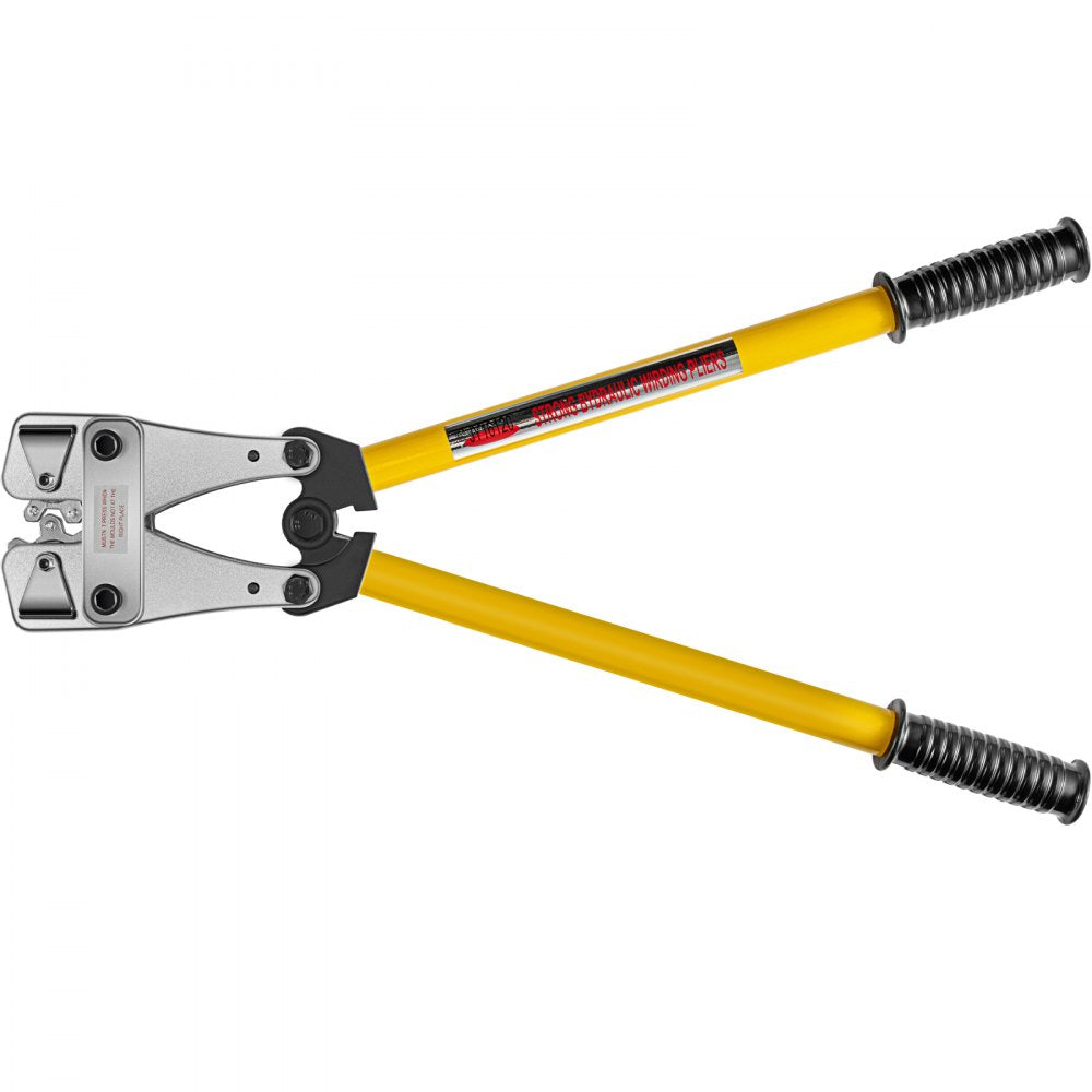 VEVOR Battery Cable Crimping Tool 10-120 mm2, Cable Lug Crimping Tool for Heavy Duty Wire Lugs, Battery Cable Crimper for AWG 8-4/0, Hexagon Lug Crimping Tool for Wire Cable Cutting and Crimping 