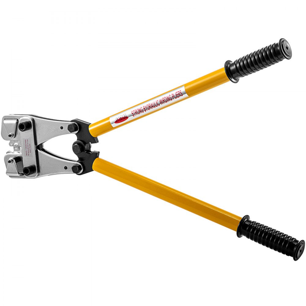 VEVOR Battery Cable Crimping Tool 10-120 mm2, Cable Lug Crimping Tool for Heavy Duty Wire Lugs, Battery Cable Crimper for AWG 8-4/0, Hexagon Lug Crimping Tool for Wire Cable Cutting and Crimping 