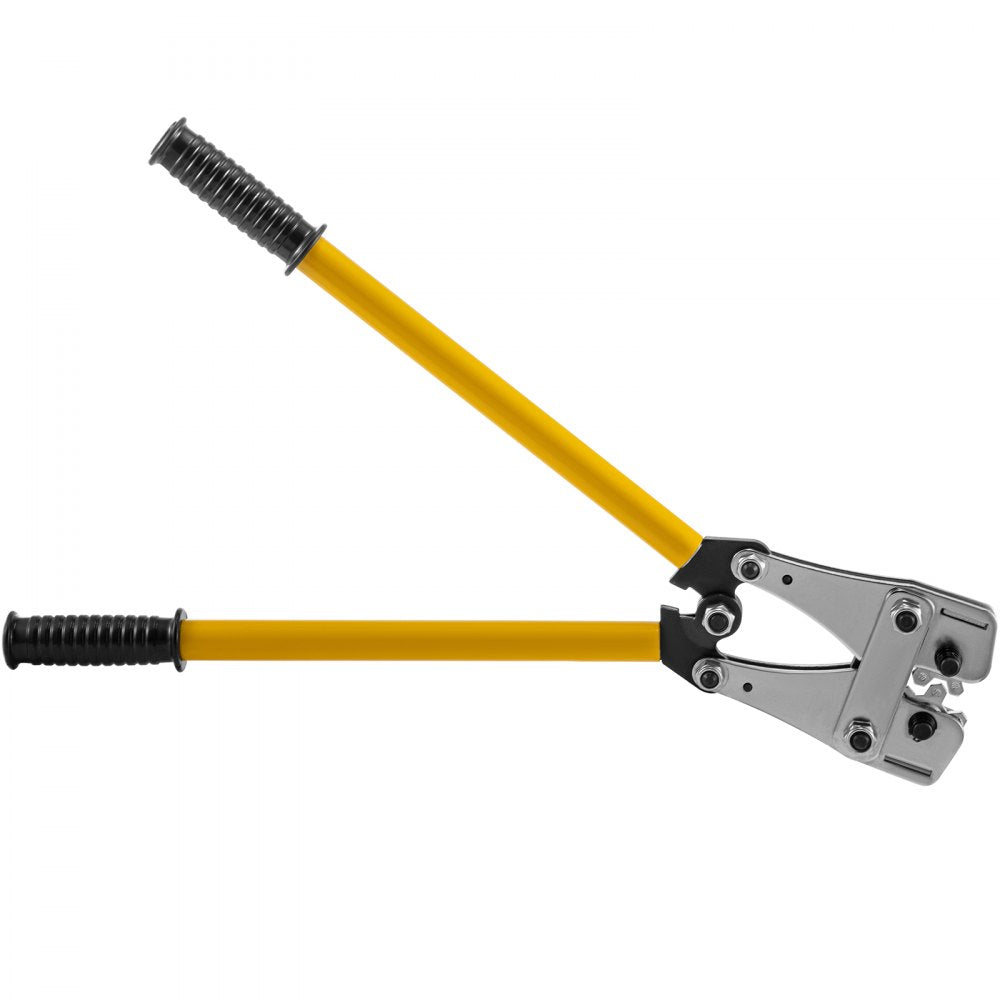 VEVOR Battery Cable Crimping Tool 10-120 mm2, Cable Lug Crimping Tool for Heavy Duty Wire Lugs, Battery Cable Crimper for AWG 8-4/0, Hexagon Lug Crimping Tool for Wire Cable Cutting and Crimping 