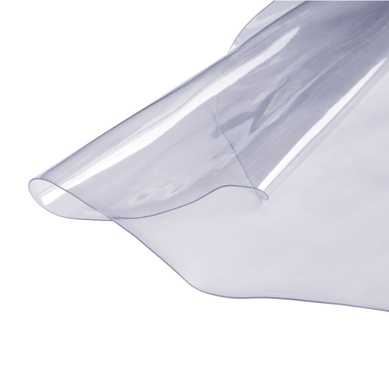 VEVOR Clear Table Cover Protector, 42 inch/1068 mm Round Table Cover, 1.5 mm Thick PVC Plastic Tablecloth, Waterproof Desktop Protector for Writing Desk, Coffee Table, Dining Room Table 