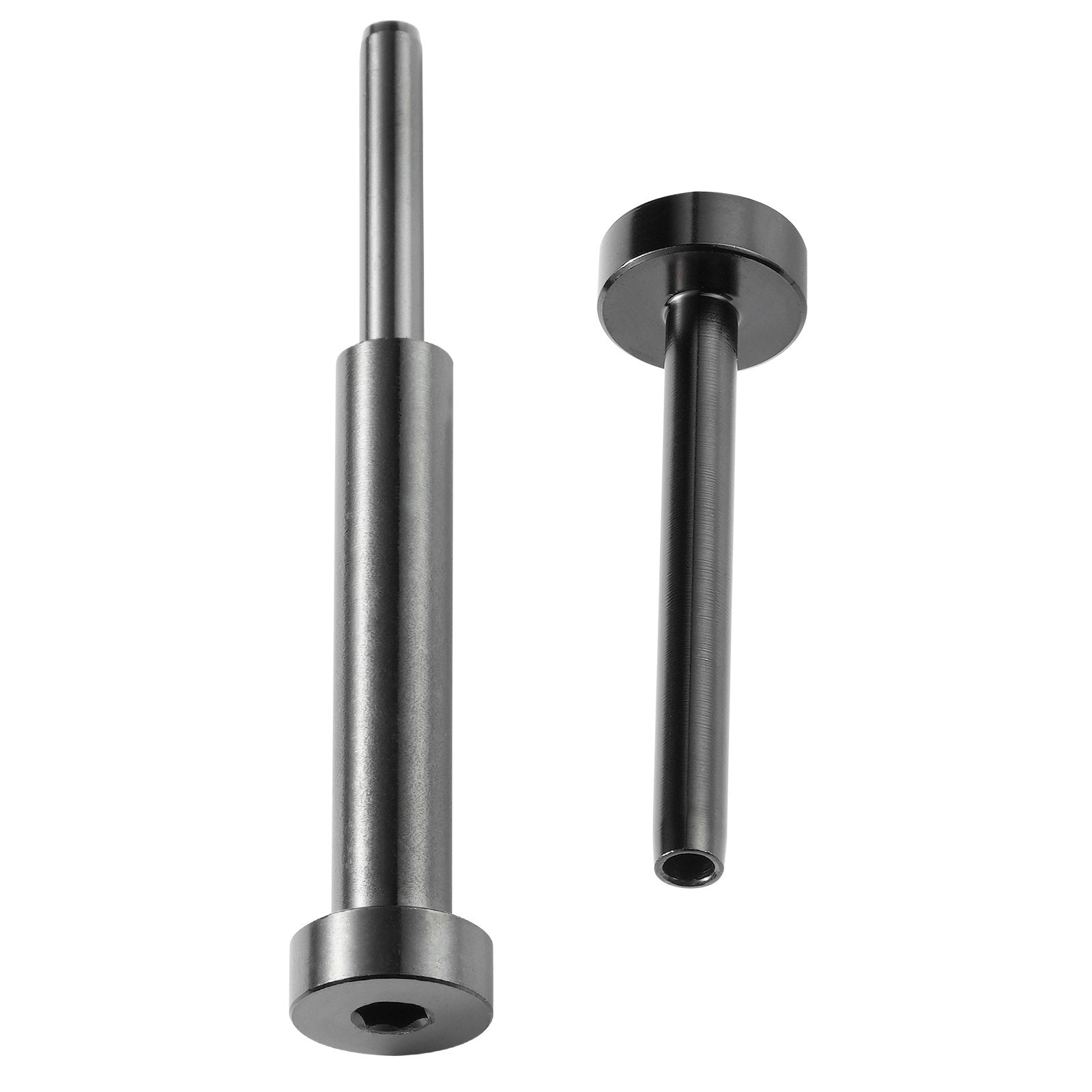 VEVOR 40 Pack Invisible Cable Railing kit, T316 Stainless Steel 1/8" Invisible Receiver and Swage Stud End for Cable Railing, Swage Tensioner 1/8" for Wood/Metal Post, Cable Railing Hardware, Black 