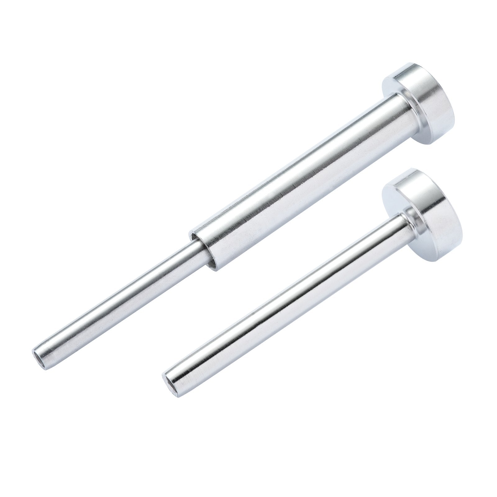 VEVOR 20 Pack Invisible Cable Railing kit, T316 Stainless Steel 1/8" Invisible Receiver and Swage Stud End for Cable Railing, Swage Tensioner 1/8" for Wood/Metal Post, Cable Railing Hardware, Silver 