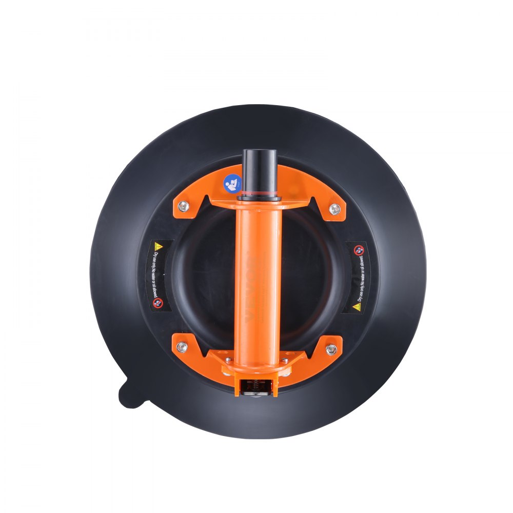 VEVOR Glass Suction Cup, 10" 990 lbs Load Capacity, Vacuum Suction Cup with Steel Handle & Carry Box, Heavy Duty Industrial Suction Cup Lifter Tool for Glass, Granite, Tile, Metal, Wood Panel Lifting 