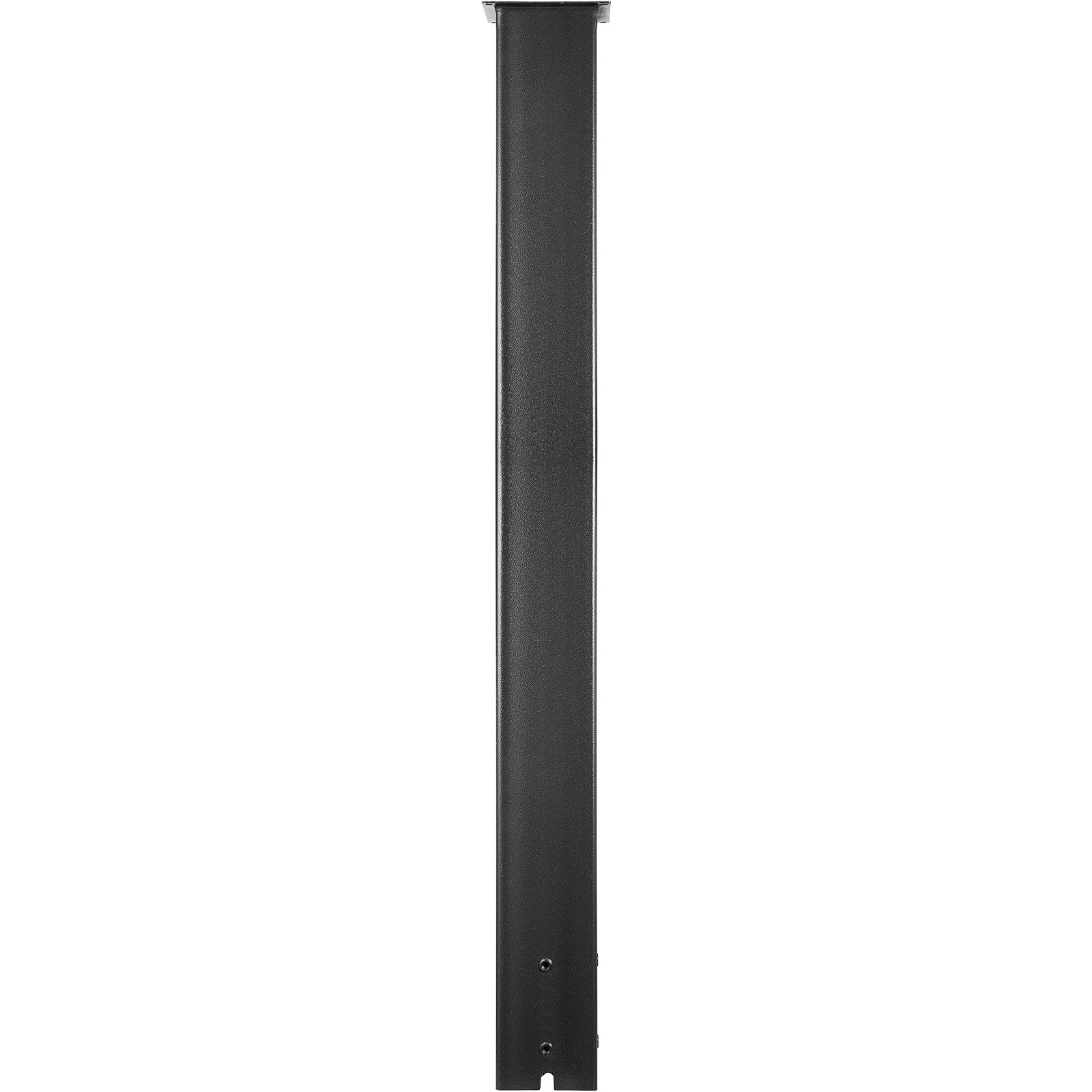 Vevor Mailbox Post Stand Mail Box Post 43"black Powder-coated Steel For Outdoor 