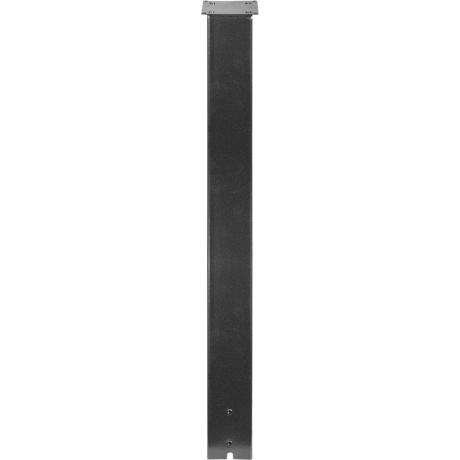 Vevor Mailbox Post Stand Mail Box Post 43"black Powder-coated Steel For Outdoor 