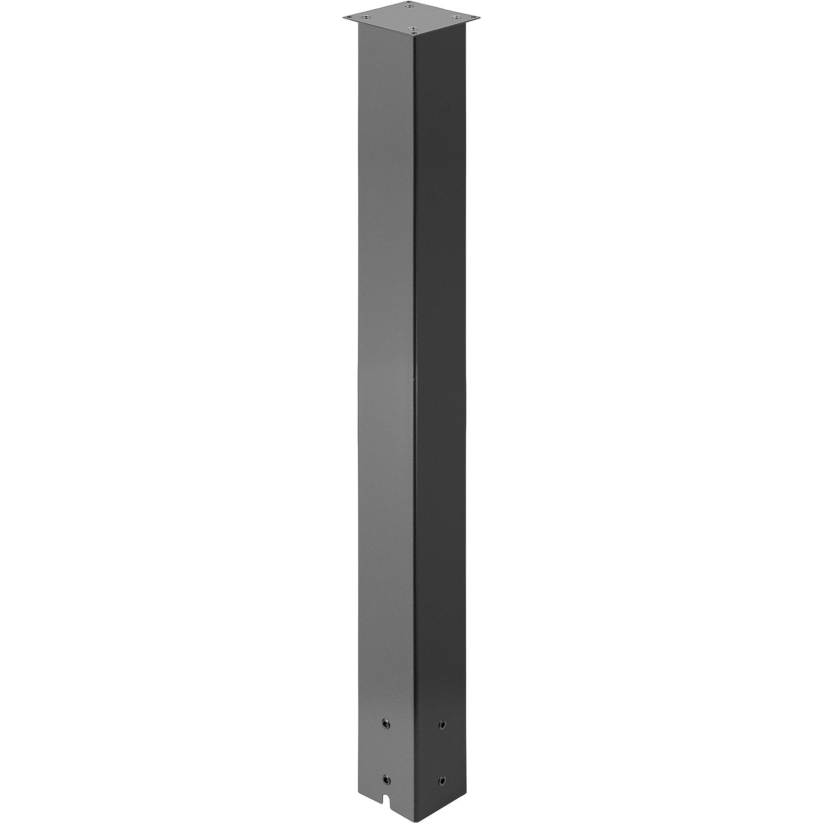 Vevor Mailbox Post Stand Mail Box Post 43"black Powder-coated Steel For Outdoor 