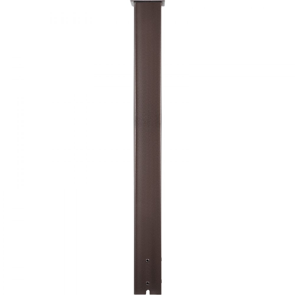 Vevor Mailbox Post Stand Mail Box Post 43" Bronze Powder-coated Steel Outdoor 