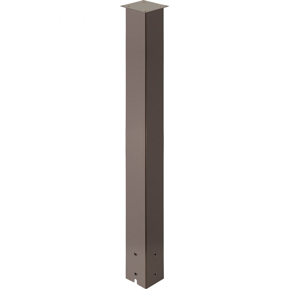 Vevor Mailbox Post Stand Mail Box Post 43" Bronze Powder-coated Steel Outdoor 